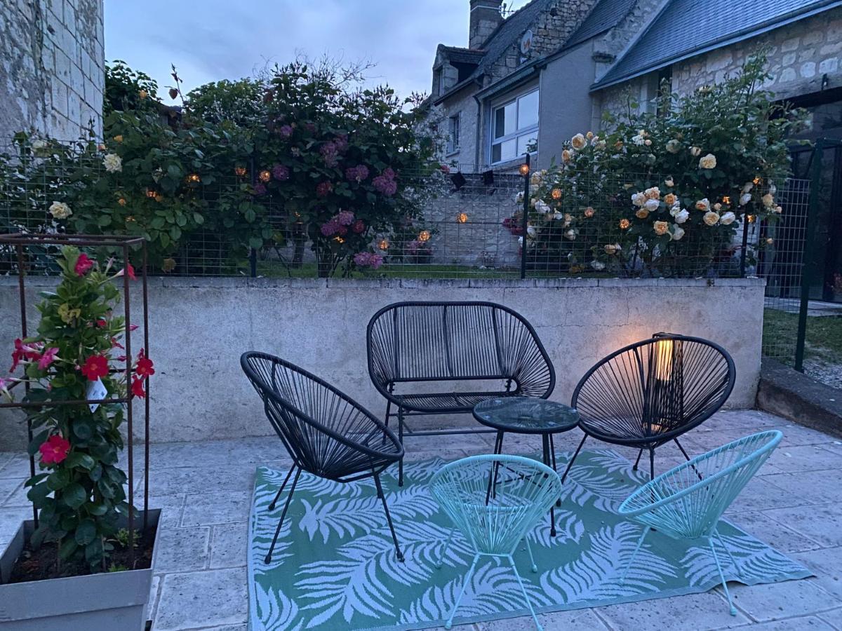 Studio Indre Climatise, La Halte De Cuze, Aux Abords De La Loire A Velo Huismes Exterior foto