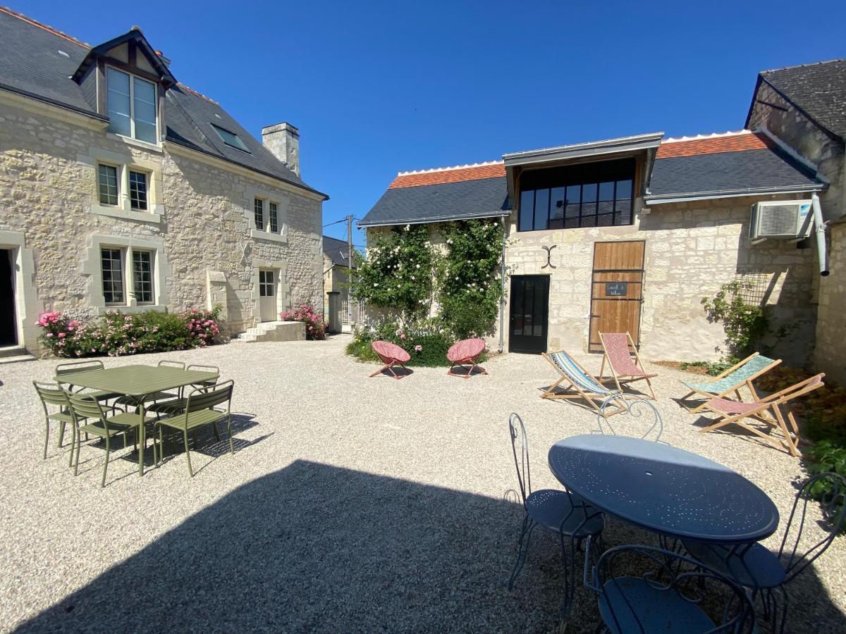 Studio Indre Climatise, La Halte De Cuze, Aux Abords De La Loire A Velo Huismes Exterior foto
